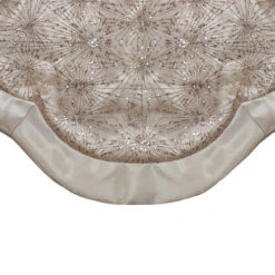 48-Inch Gold Sequins And Glitter Satin Border Christmas Tree Skirt -Best Christmas Store northlight20l87986 62532.1667573311