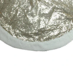 47" Gold And White Round Sherpa Border Christmas Tree Skirt -Best Christmas Store northlight20nl01808b 74926.1667529739