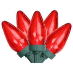 25-Count Red LED C7 Christmas Lights Set, 16 Ft Green Wire -Best Christmas Store northlight20nl02596 03 07378.1667655099
