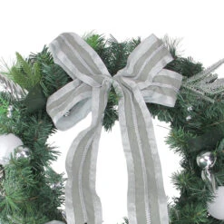 Bow And Pine Cone Artificial Christmas Wreath - 24-Inch, Unlit -Best Christmas Store northlight20s15745 70662.1667573491