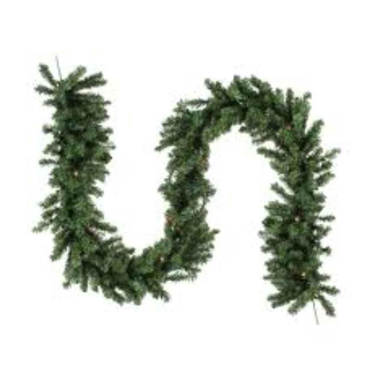9' X 10" Green Pre-Lit Battery Operated LED Pine Artificial Christmas Garland - Multi Lights 3 9' X 10" Green Pre-Lit Battery Operated LED Pine Artificial Christmas Garland - Multi Lights - Image 3