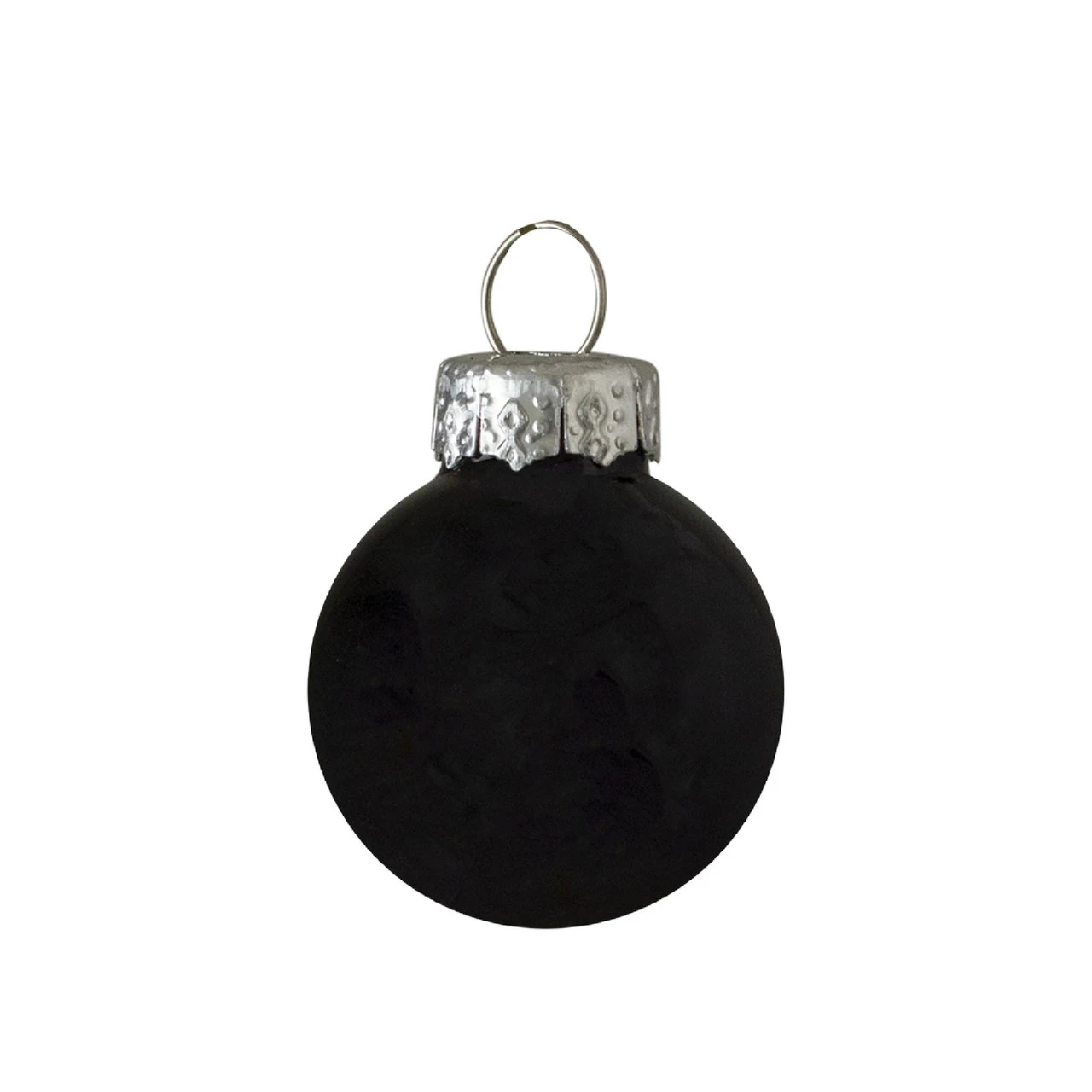 9ct Shiny And Matte Black Glass Ball Christmas Ornaments 2.5" (65mm) 3 9ct Shiny And Matte Black Glass Ball Christmas Ornaments 2.5" (65mm) - Image 3
