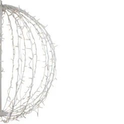 30" LED Lighted 3D Christmas Hanging Ball Decoration – Warm White Lights -Best Christmas Store northlight a90264 2 49244.1686673570