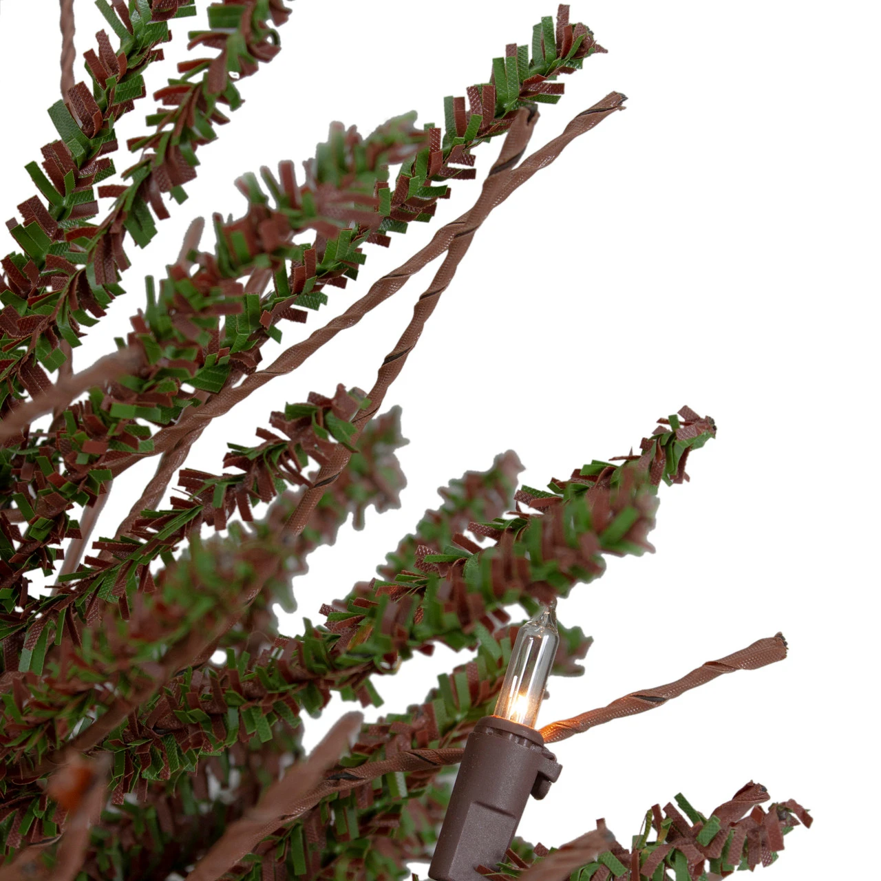 2.5' Pre-Lit Warsaw Two-Tone Twig Artificial Christmas Tree - Clear Lights 5 2.5' Pre-Lit Warsaw Two-Tone Twig Artificial Christmas Tree - Clear Lights - Image 5