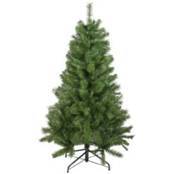 4.5' X 35" Medium Mixed Pine Artificial Christmas Tree - Unlit