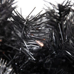 6' Pre-Lit Black Artificial Christmas Garland With Timer - Warm White LED Lights -Best Christmas Store northlight b83536 4 50038.1684767927