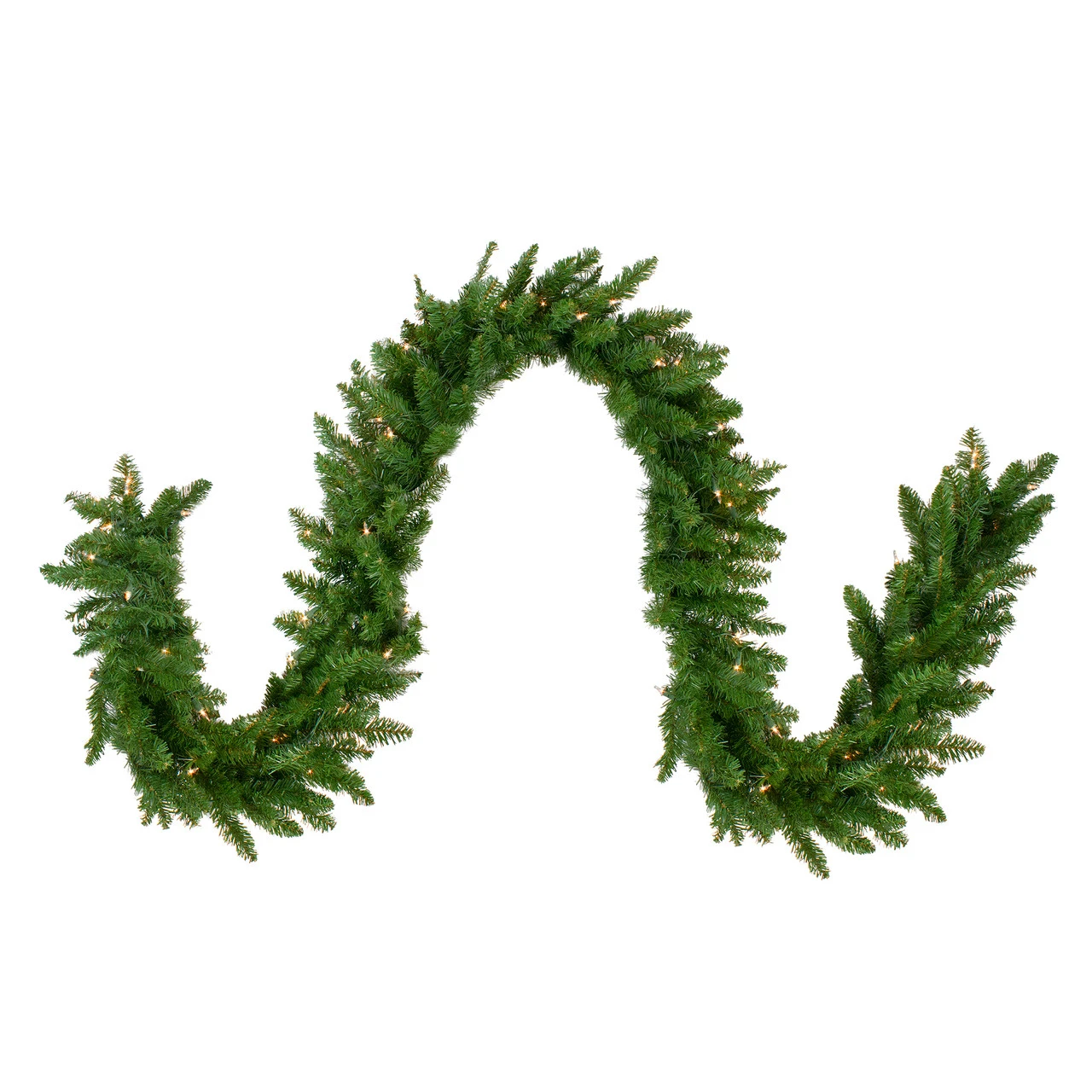 9' X 12" Pre-Lit Eastern Pine Artificial Christmas Garland - Clear Lights 1 9' X 12" Pre-Lit Eastern Pine Artificial Christmas Garland - Clear Lights