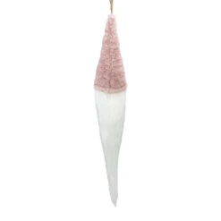 24" Plush Pink And White Holiday Collections Hanging Gnome Christmas Ornament -Best Christmas Store northlight de89508 4 sample 39034.1667488092