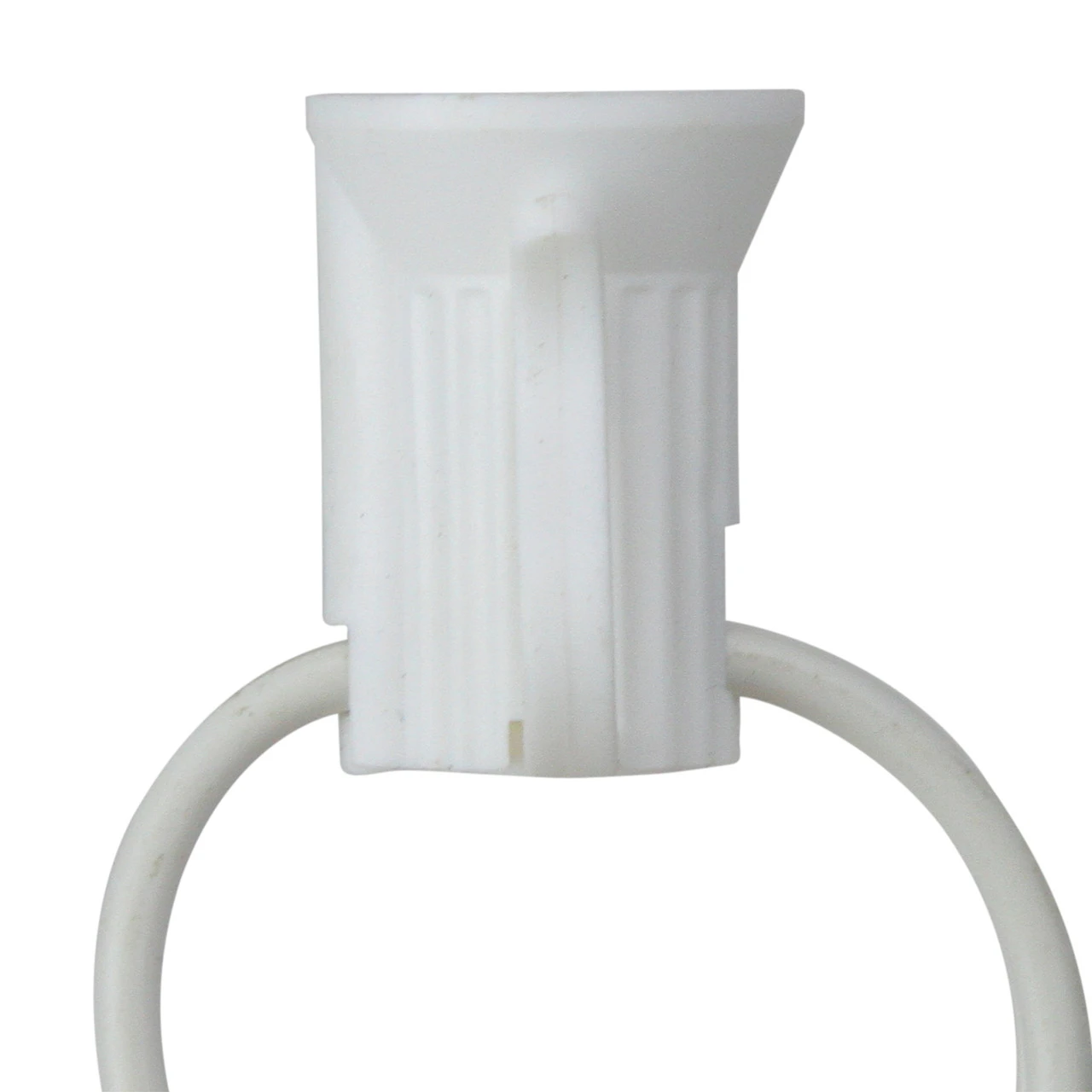 50' White Commercial C7 Christmas Light Socket Set 2 50' White Commercial C7 Christmas Light Socket Set - Image 2