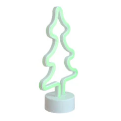 11" Green Christmas Tree LED Neon Style Table Sign -Best Christmas Store northlight fm26621 1 16744.1667488289