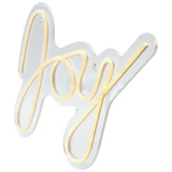15" White LED Lighted "Joy" Neon Style Christmas Sign -Best Christmas Store northlight fm94481 2 06797.1681755939