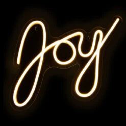 15" White LED Lighted "Joy" Neon Style Christmas Sign -Best Christmas Store northlight fm94481 on20black 69204.1681755938