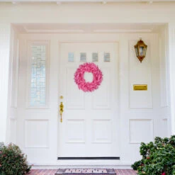 24" Pre-Lit Pink Spruce Artificial Christmas Wreath, Pink Lights 6 24" Pre-Lit Pink Spruce Artificial Christmas Wreath, Pink Lights -Best Christmas Store northlight gb91005 1 46704.1667530422