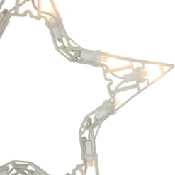 10 Count Clear LED Twinkle Star Icicle Christmas Lights, 10.25 Ft White Wire -Best Christmas Store northlight gv94135 3 29669.1670637689