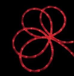 24' Red LED Commercial Grade Christmas Rope Lights