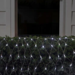 2' X 8' Pure White LED Wide Angle Net Style Column Wrap Christmas Lights, White Wire 7 2' X 8' Pure White LED Wide Angle Net Style Column Wrap Christmas Lights, White Wire -Best Christmas Store northlight ha92026 2 73197.1667569755