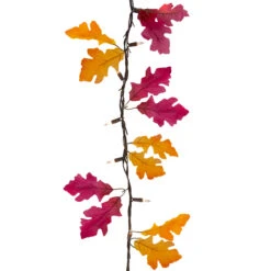 35-Count Fall Harvest Leaves Mini Light Garland Set, 8.75ft Brown Wire 5 35-Count Fall Harvest Leaves Mini Light Garland Set, 8.75ft Brown Wire -Best Christmas Store northlight ha92187 1 15895.1667489844