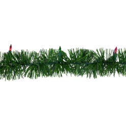 18' Pre-Lit Pine Two-tone Artificial Christmas Garland - Multicolor Lights -Best Christmas Store northlight ha99329 3 67869.1679328590