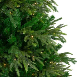 7.5' Pre-Lit Full Roosevelt Fir Artificial Christmas Tree - Warm White LED Lights -Best Christmas Store northlight hb27075 2 99667.1667491070