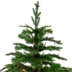 7.5' Pre-Lit Full Roosevelt Fir Artificial Christmas Tree - Warm White LED Lights -Best Christmas Store northlight hb27075 3 04986.1667491070