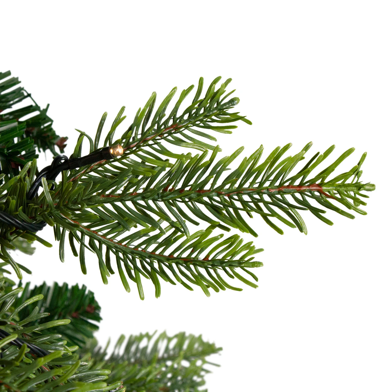 Pre-Lit Woodcrest Pine Artificial Christmas Wreath - 36-Inch, Clear Lights 3 Pre-Lit Woodcrest Pine Artificial Christmas Wreath - 36-Inch, Clear Lights - Image 3