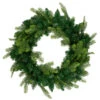 Pre-Lit Woodcrest Pine Artificial Christmas Wreath - 36-Inch, Clear Lights