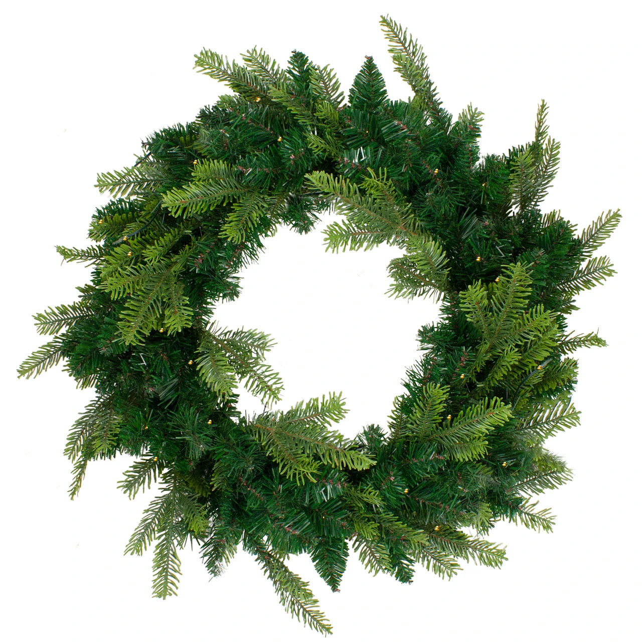 Pre-Lit Woodcrest Pine Artificial Christmas Wreath - 36-Inch, Clear Lights 1 Pre-Lit Woodcrest Pine Artificial Christmas Wreath - 36-Inch, Clear Lights