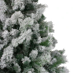 7.5' Flocked Somerset Spruce Artificial Christmas Tree - Unlit -Best Christmas Store northlight hb27110 1 52169.1667487764