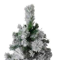 7.5' Flocked Somerset Spruce Artificial Christmas Tree - Unlit -Best Christmas Store northlight hb27110 2 55313.1667487764