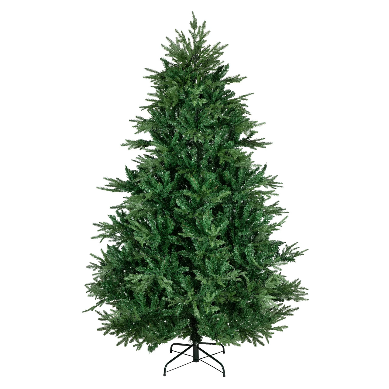 7.5' Juniper Pine Artificial Christmas Tree, Unlit 2 7.5' Juniper Pine Artificial Christmas Tree, Unlit - Image 2