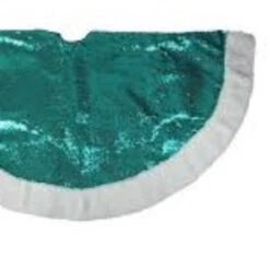47" Green And White Paillette Sequins Christmas Tree Skirt 5 47" Green And White Paillette Sequins Christmas Tree Skirt -Best Christmas Store northlight hm14699 03 68276.1667657989