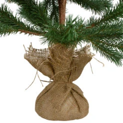 3' Ponderosa Pine Artificial Christmas Tree With Jute Base – Unlit -Best Christmas Store northlight hn91122 3 37291.1667573285