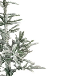 9' Slim Flocked Nordmann Fir Artificial Christmas Tree - Unlit -Best Christmas Store northlight j00089 3 73022.1667536350