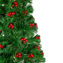 4' Pre-Lit Color Changing Artificial Christmas Tree With Red Berries -Best Christmas Store northlight j65042 3 38286.1667641325