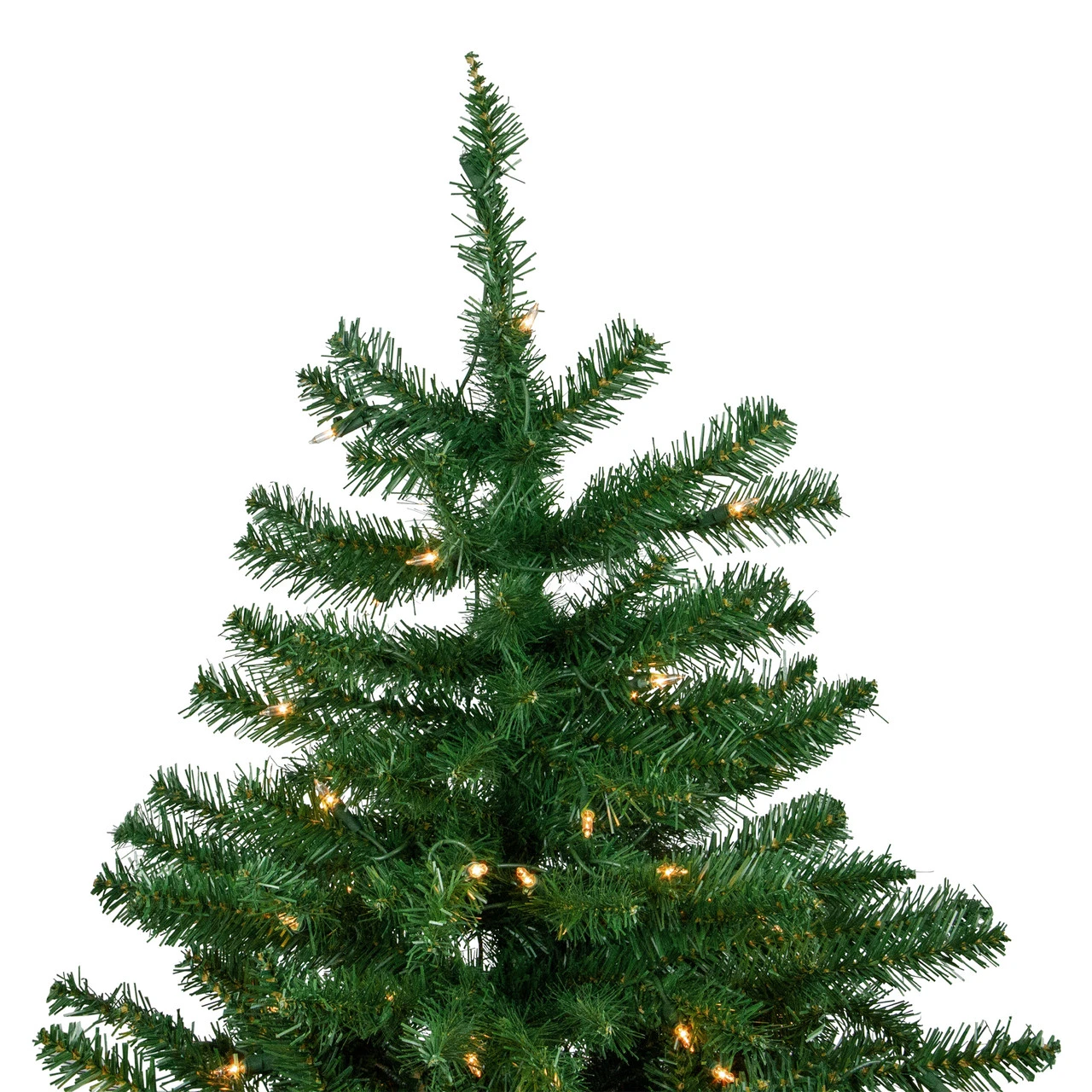 9' Pre-Lit Twin Falls Pine Artificial Christmas Tree, Clear Lights 5 9' Pre-Lit Twin Falls Pine Artificial Christmas Tree, Clear Lights - Image 5