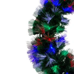 24" Multi-Function Coloring Changing Fiber Optic Artificial Pine Christmas Wreath -Best Christmas Store northlight j90420 1 62062.1667560791