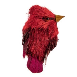 Set Of 4 Red Cardinal Clip-On Sisal Christmas Bird Ornaments, 3.5" -Best Christmas Store northlight ja01551 5b 33469.1667488223