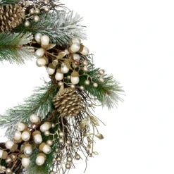 Acorn And Pine Cone Flocked Pine Needle Artificial Christmas Wreath - 22-Inch, Unlit 6 Acorn And Pine Cone Flocked Pine Needle Artificial Christmas Wreath - 22-Inch, Unlit -Best Christmas Store northlight kji28195 1 07462.1667659460