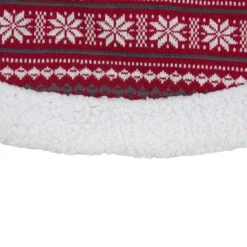 48" Red And White Knitted Snowflake Lodge Christmas Tree Skirt 5 48" Red And White Knitted Snowflake Lodge Christmas Tree Skirt -Best Christmas Store northlight l27903 1 92113.1667529977