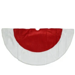 48" Red And White Traditional Christmas Tree Skirt -Best Christmas Store northlight l3386420 3 10710.1667489782