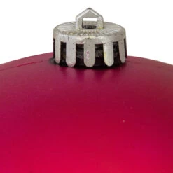 Magenta Pink Shatterproof Matte Christmas Ball Ornament 8" (200mm) 5 Magenta Pink Shatterproof Matte Christmas Ball Ornament 8" (200mm) -Best Christmas Store northlight lj35002 1 09040.1667662899