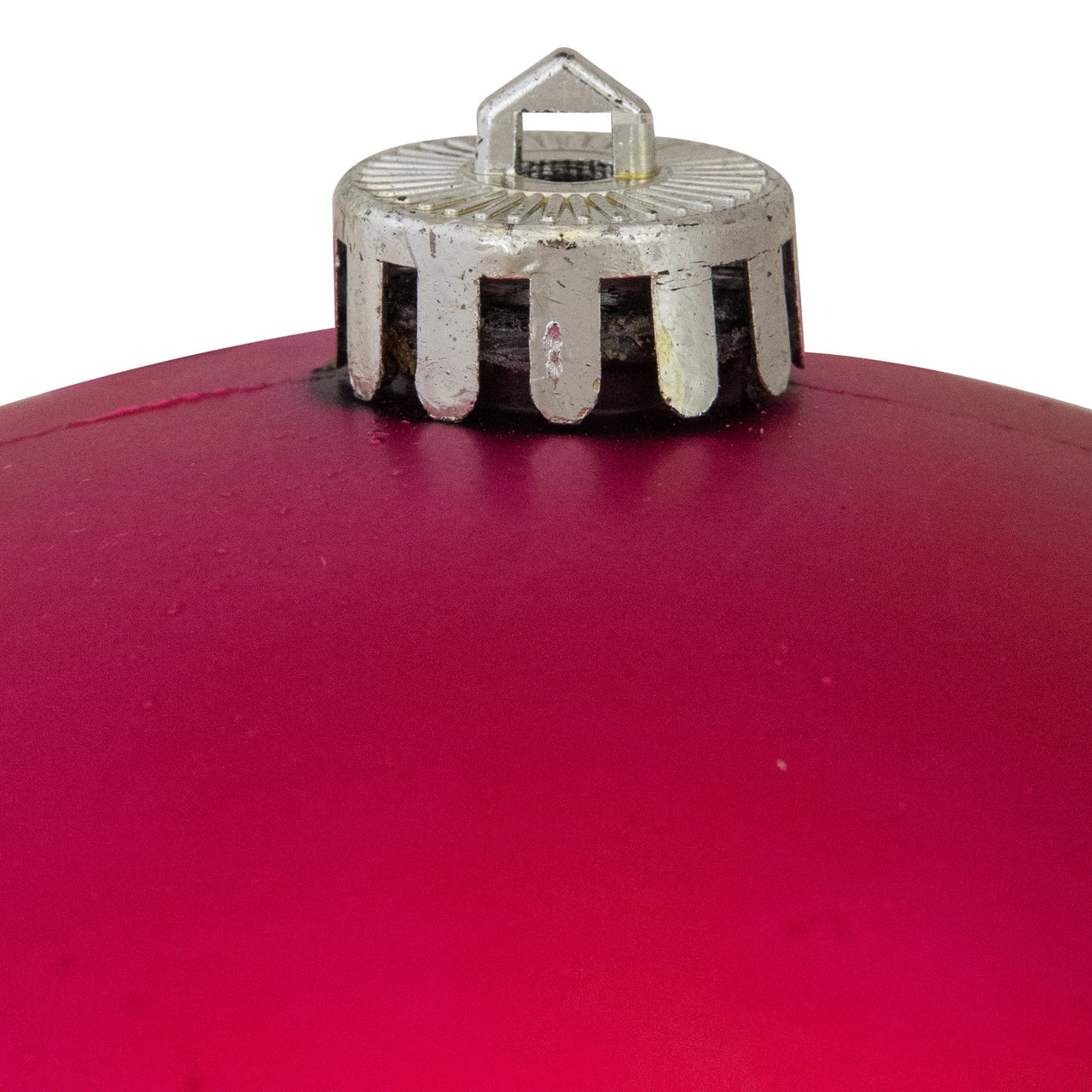 Magenta Pink Shatterproof Matte Christmas Ball Ornament 8" (200mm) 3 Magenta Pink Shatterproof Matte Christmas Ball Ornament 8" (200mm) - Image 3