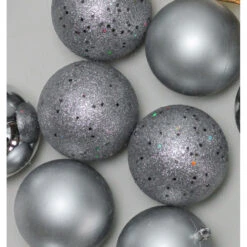 32ct Pewter Gray Shatterproof 4-Finish Christmas Ball Ornaments 3.25" (80mm) 5 32ct Pewter Gray Shatterproof 4-Finish Christmas Ball Ornaments 3.25" (80mm) -Best Christmas Store northlight lj35319 03 09728.1667491218