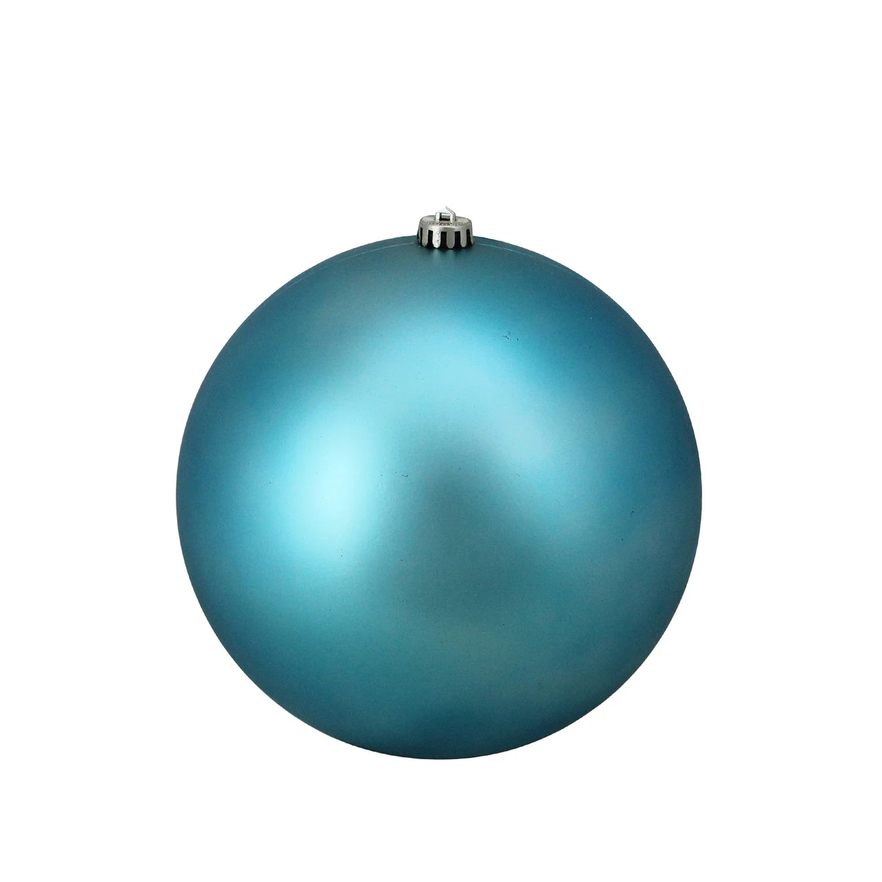 Turquoise Blue Matte Shatterproof Christmas Ball Ornament 10" (250mm) 1 Turquoise Blue Matte Shatterproof Christmas Ball Ornament 10" (250mm)
