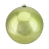 Shiny Kiwi Green Shatterproof Christmas Ball Ornament 10" (250mm)