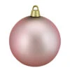 Bubblegum Pink Matte Shatterproof Christmas Ball Ornament 12" (300mm)