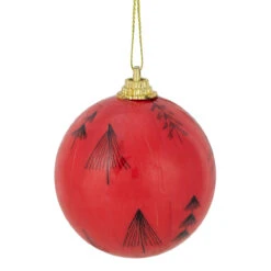 14-Piece Scandinavian Style Decoupage Christmas Ball Ornament Set, 2.25" (60mm) -Best Christmas Store northlight lj92508 3 22923.1667488005