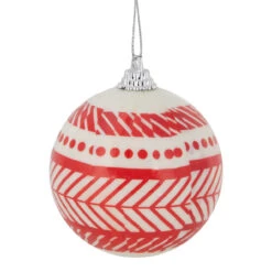 14-Piece Scandinavian Style Decoupage Christmas Ball Ornament Set, 2.25" (60mm) -Best Christmas Store northlight lj92508 5 41699.1667488006
