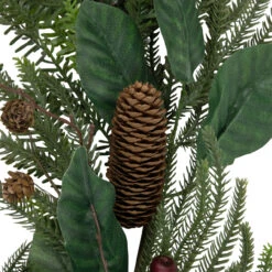 6' Mixed Foliage With Pine Cones And Berries Christmas Garland, Unlit -Best Christmas Store northlight ll94319 4 47773.1685659267
