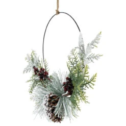 Frosted Mixed Foliage With Berries And Pinecone Artificial Christmas Wreath, 16-Inch, Unlit 9 Frosted Mixed Foliage With Berries And Pinecone Artificial Christmas Wreath, 16-Inch, Unlit -Best Christmas Store northlight ll94348 3 69180.1678220426